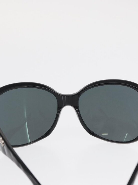 CHANEL Sunglasses plastic Black CC Auth hk3263 main image 7